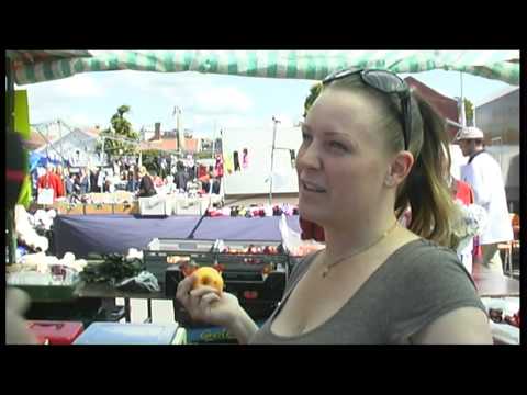 Kungsbacka marknad med Kungsbackaborna