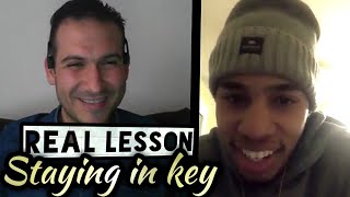 #25 Real Student - Beginner Learning &#39;Life Itself&#39; by Chris Brown - First Verse. Kevin Lesson 1 of 5