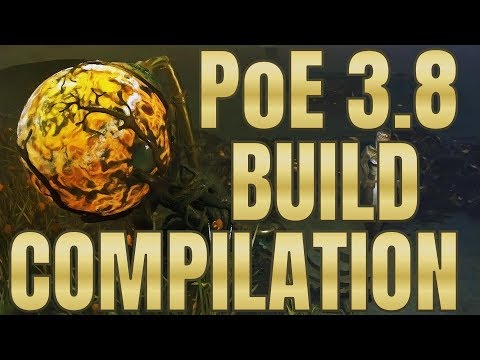 Path of Exile 3.8 - Build Compilation Blight League - PoE 3.8 Recap - 2019