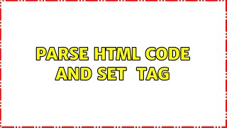Parse html code and set ＜span＞ tag