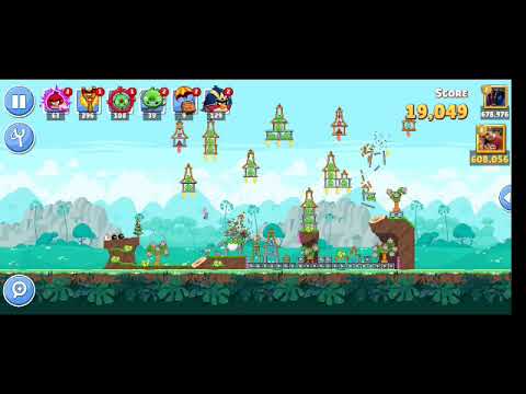 Angry Birds Friend Tournament Level 6 week 979 Three Stars with Sling Shot 18 Sept 2021