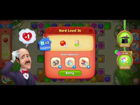 Golden Cup10766 Stage 36 - 50 ▪︎Nice Game☆ Gardenscapes by Anne