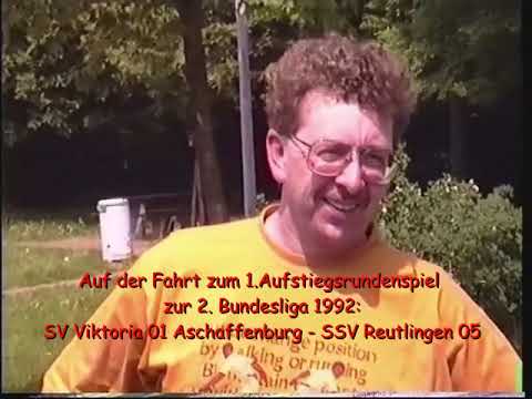 24.05.1992, 1. Aufstiegsspiel zur 2. Bundesliga 1992: SV Viktoria  Aschaffenburg - SSV Reutlingen 05