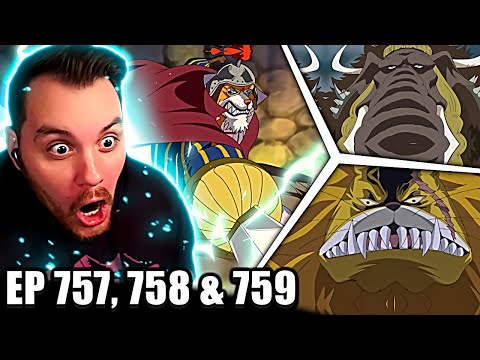 1 BILLION BERRIES?! | One Piece REACTION Episode 757, 758 & 759
