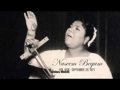 Naseem Begum Sings Ghalib - Nukta Cheen Hai Gham-E-Dil
