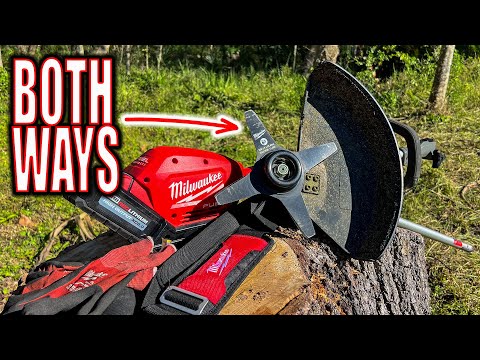 Will it make the Cut? Milwaukee QUIK LOK Brush Cutter Attachment