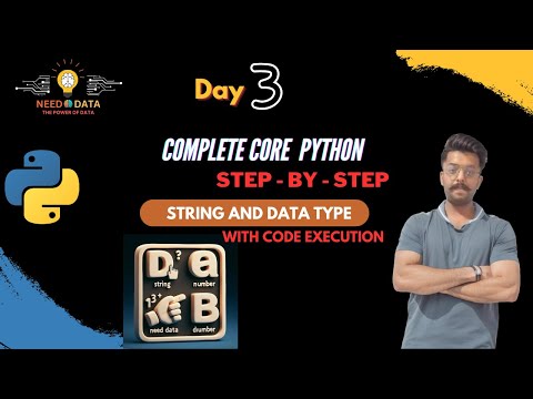 Python Strings And Data Types Step By Step Explained