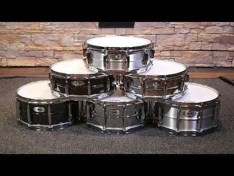 Pearl Sensitone Heritage Alloy Snare Drums - Drummer's Review
