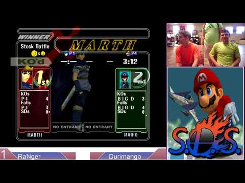 SOS #13 Melee - Durimango (Marth) VS InkHeart (Fox, Peach, Mario, Link) - Grand Finals - SSBM