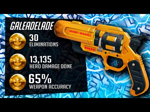 Gale Aimbot McCree - 65% Accuracy! [ Overwatch Season 30 Top 500 ]