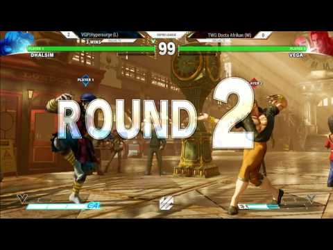 VGP|Hypersurge vs TWG|Docta Afrikan - VGArcade SFV Weekly Grand Finals