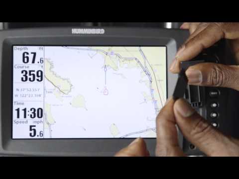 Navionics Humminbird Loading a Navionics Card