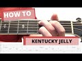 How to Play the Intro for Brad Paisley's Kentucky Jelly + Tabs Fingerstyle Acoustic Guitar Lesson