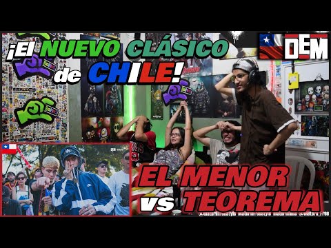🔴COLOMBIANS REACT to EL MENOR vs TEOREMA - CHILE'S NEW CLASSIC! [DEM CHILE 2023]