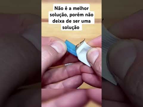 Como recuperar o cabo flat #diy #cable #electronic #howtomake #repair #toolstips #tools