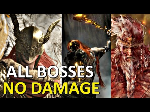 ELDEN RING - All Boss Fights [NO DAMAGE  /  ALL BOSSES Vs Master Samurai Build]
