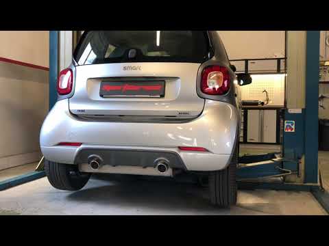 Scarico Tubi Style su Smart Brabus