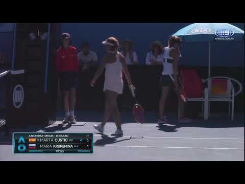 AO Highlights: Custic v Krupenina - Round 1/Day 6 | Wide World Of Sports