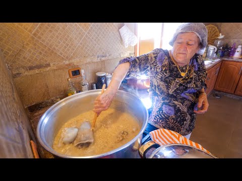Village Food in Lebanon - BIG POT MOUNTAIN COOKING in Shouf | Middle Eastern Food!