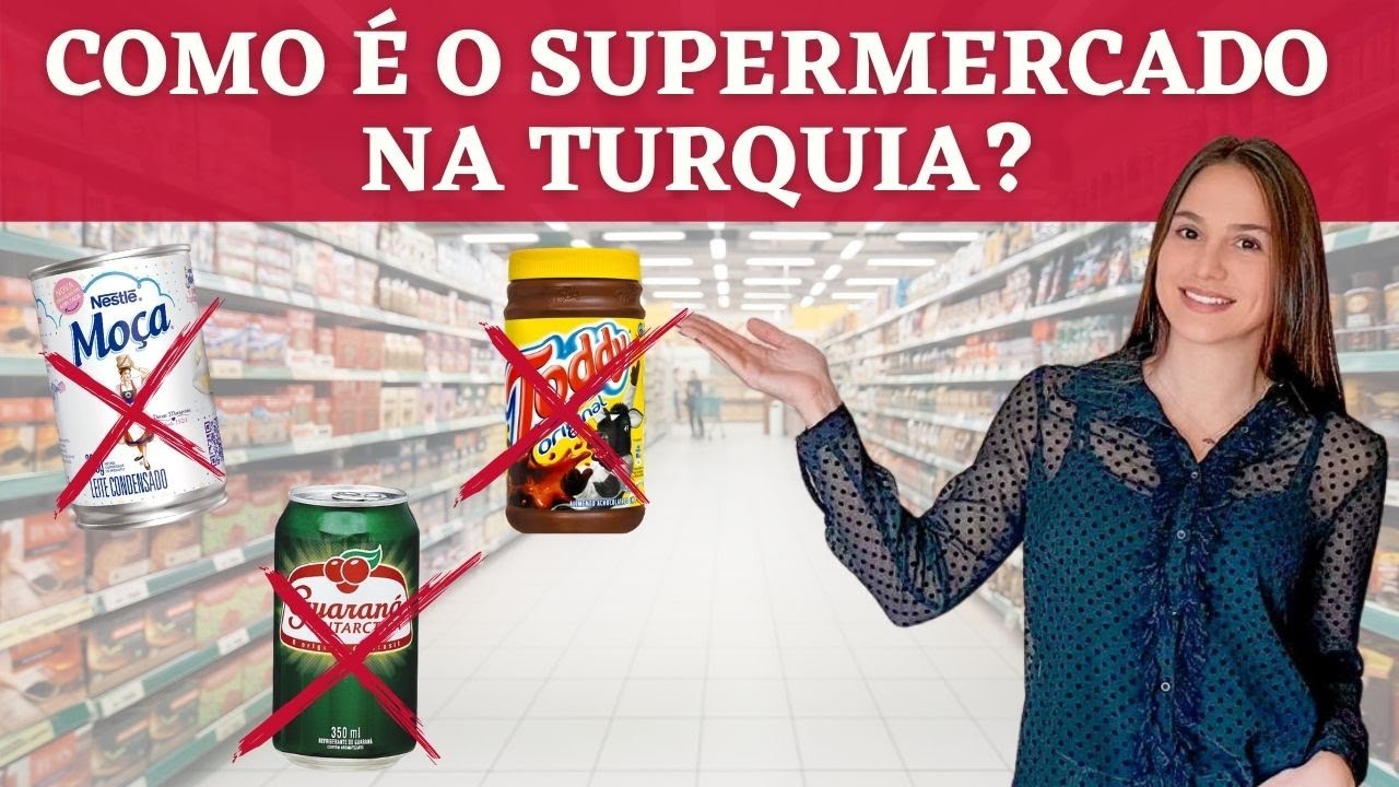 VLOG | COMO é o SUPERMERCADO na TURQUIA I Vida na Turquia
