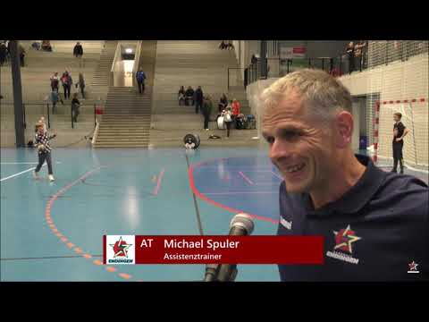 Michael Spuler im Interview nach dem Spiel Handball Endingen - TSV Fortitudo Gossau