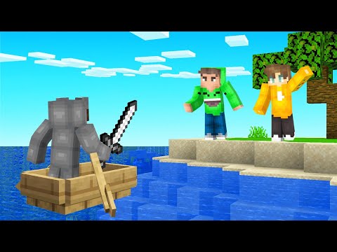 I INVADED My Friend’s SURVIVAL ISLAND World! (Minecraft)