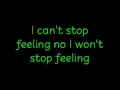 franz ferdinand-cant stop feeling LYRICS