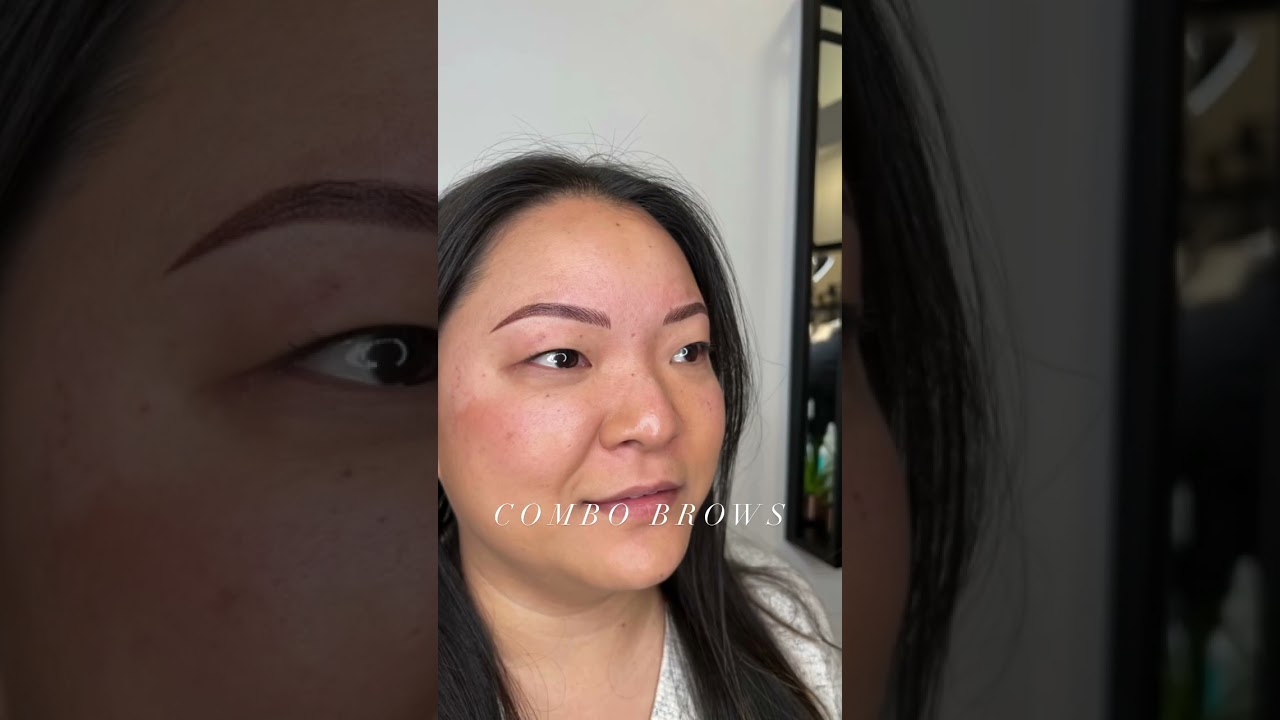 Combo Brows #microblading #nanobrows #powderbrows #combobrows #microbladingtraining