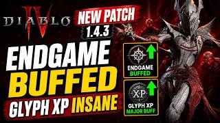 Diablo IV New patch Notes - Endgame and Glyph XP Buff