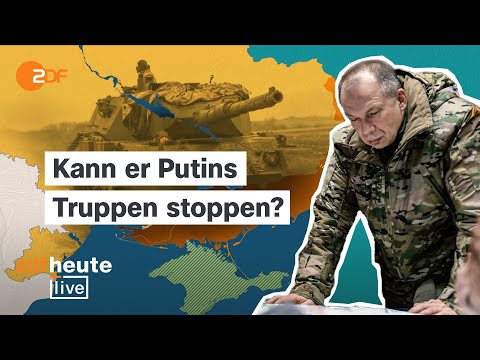 Kann Syrskyj Putins Truppen stoppen? Neuem Armeechef droht Niederlage in Awdijiwka - ZDFheute live
