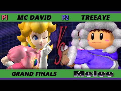 S@X 435 GRAND FINALS - MC David (Peach) Vs. Treeaye (Ice Climbers) Smash Melee - SSBM