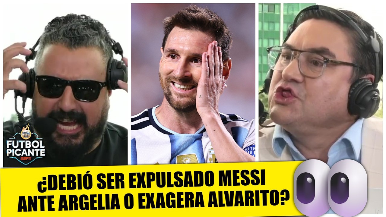 SE ARMÓ LA BRONCA: Para ÁLVARO, MESSI debió ser EXPULSADO y PIETRASANTA estalló | Futbol Picante