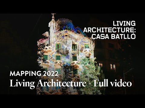 Mapping 4K "Living Architecture: Casa Batlló" by Refik Anadol (Full Video)