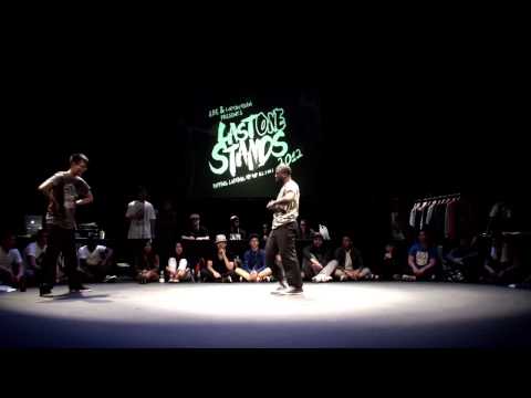 Last One Stands 2012 Best 16 Popping: JESSE KIM VS IRON MIKE (France)