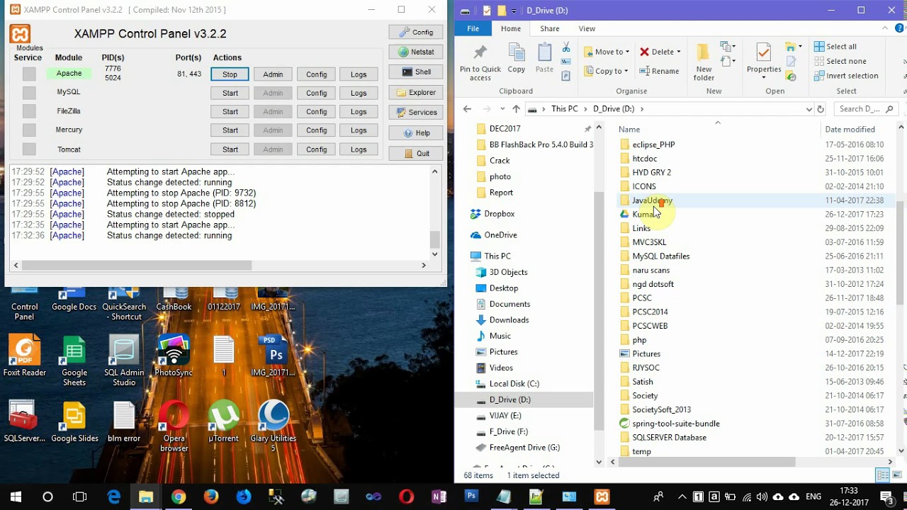 How to move XAMPP  htdocs folder. Changing the Apache root htdocs directory in  XAMPP.