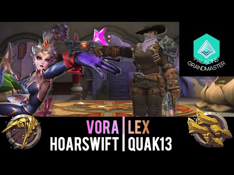 Paladins Grandmaster | INSANE Duo Flank Lex & Vora (quak13 & Hoarswift)