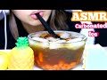 ASMR CARBONATED ICE EATING HOMEMADE TEA ️CRUNCHY SOUNDS SOFT WHISPER 연어 TWILIGHt