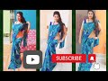 Akashi Nil Saree Pore Shoot Holo