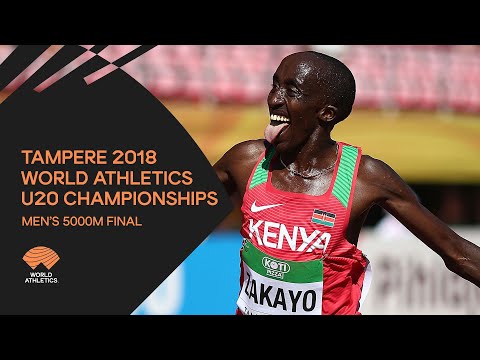 Men's 5000m Final - World Athletics U20 Championships Tampere 2018