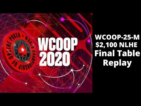 WCOOP 2020 | $2,100 NLHE Event 25-M: Final Table Replay with NoTilit | WATnlos