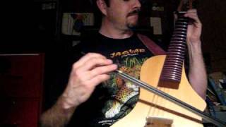 Video thumbnail for Acoustic GuitarViol (bowed guitar) impromptu by TogaMan GuitarViols