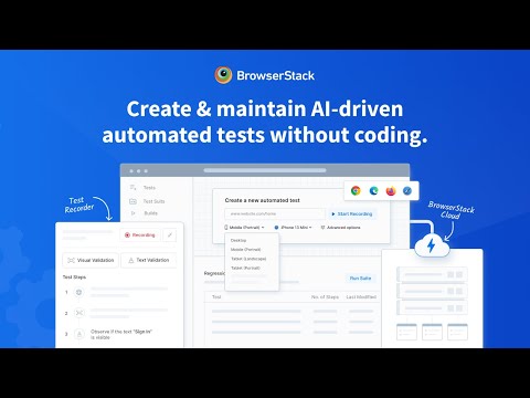 BrowserStack Low Code Automation | Sneak Peak