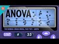ANOVA Crash Course Statistics 33