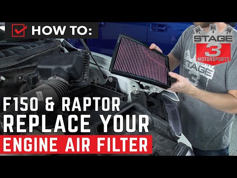 How To Replace 2011 - 2019 F150, F250 & Raptor K&N Drop In Replacement Filter