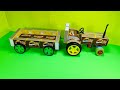 Make Mini Tractor From Matchbox DIY Tractor Tractor