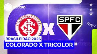 Brasileirão: Internacional e São Paulo se enfrentam na próxima quarta-feira (1º)