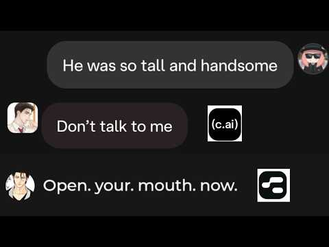 character ai vs chai : tried to make them jealous😭