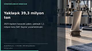 Sürdürülebilir Havacılık: SAF Payı Ne Anlama Geliyor? | 2025 AB Verileri
