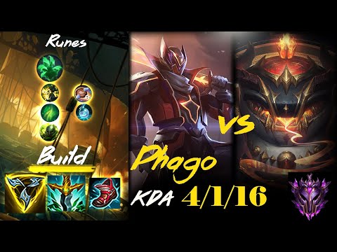 [ 파고__ ( Phago ) ] Gangplank vs Tahm Kench Top - Season 11 - Master