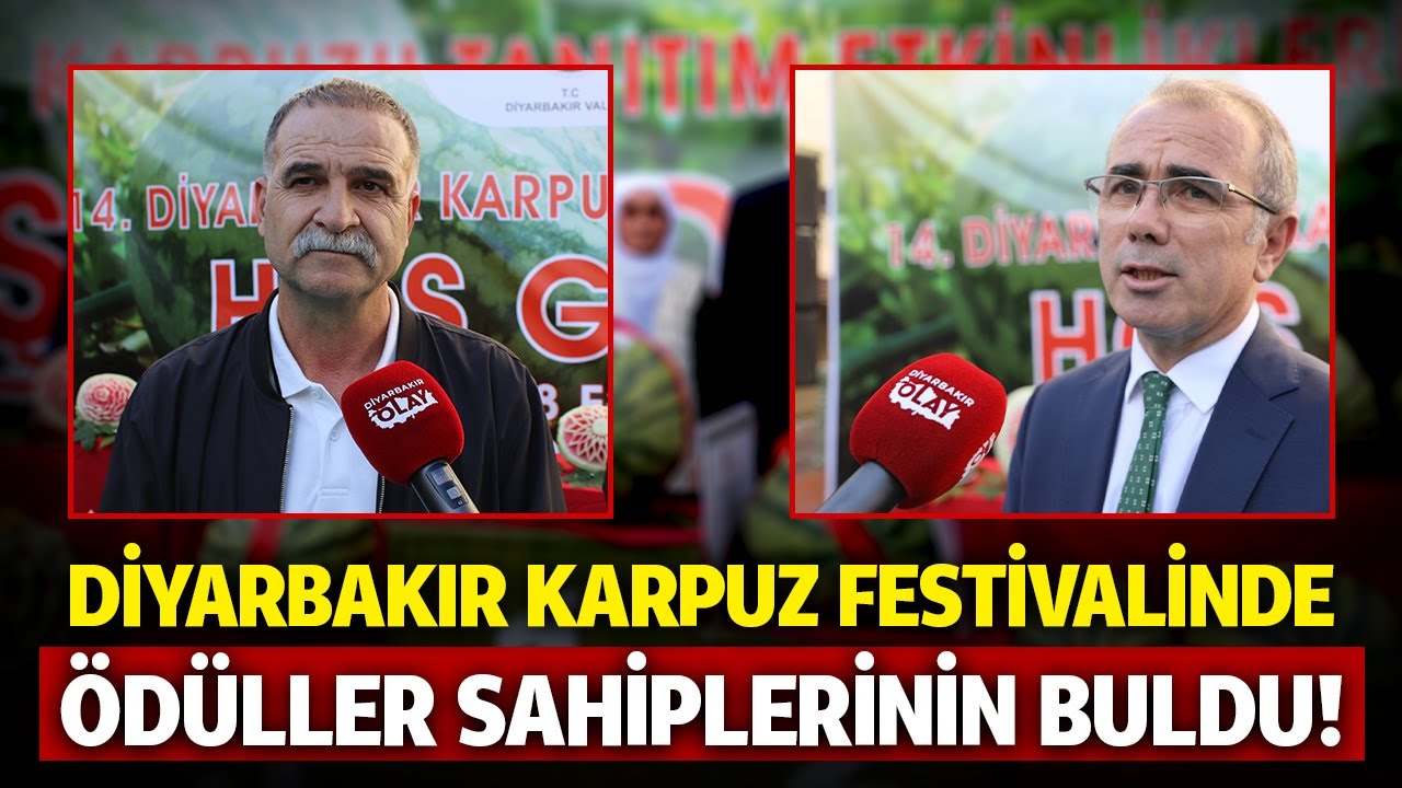Diyarbakır'da 14. Diyarbakır Karpuz Festivali!